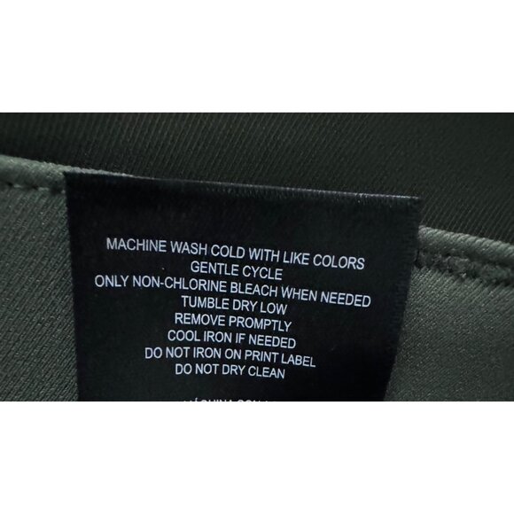 32 Degrees Cool Mens 34x29 Stretch Performance Pants Olive Green Chinos - Picture 6 of 10